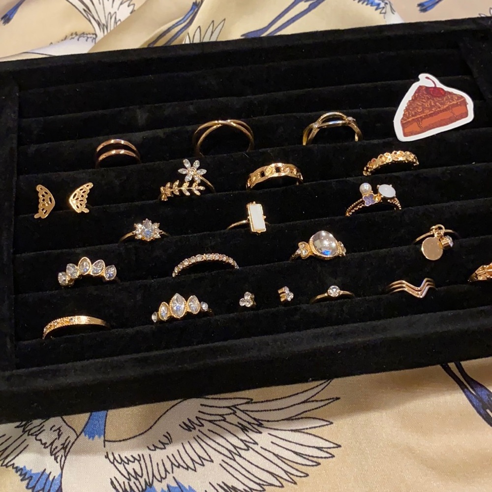 20 Mixed rings lot gold